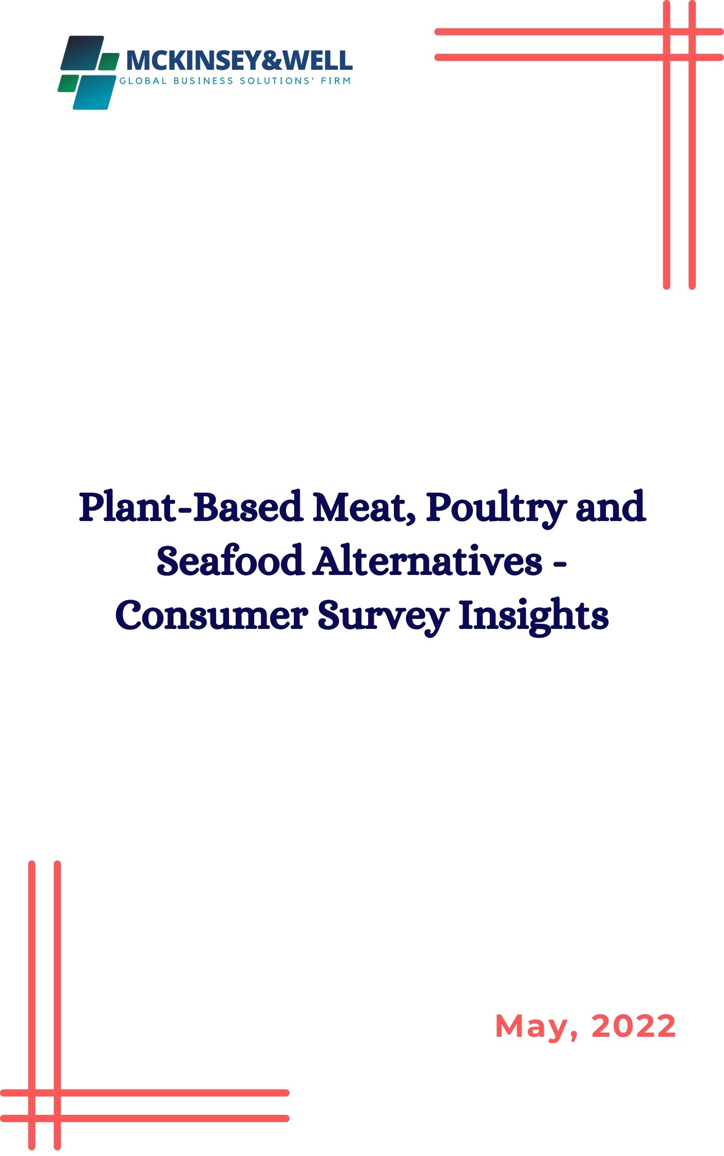 Plant-Based Meat, Poultry and Seafood Alternatives - Consumer Survey Insights