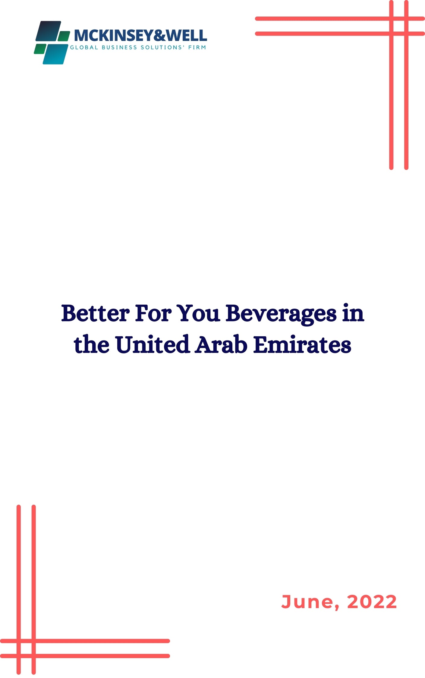 Better For You Beverages in the United Arab Emirates