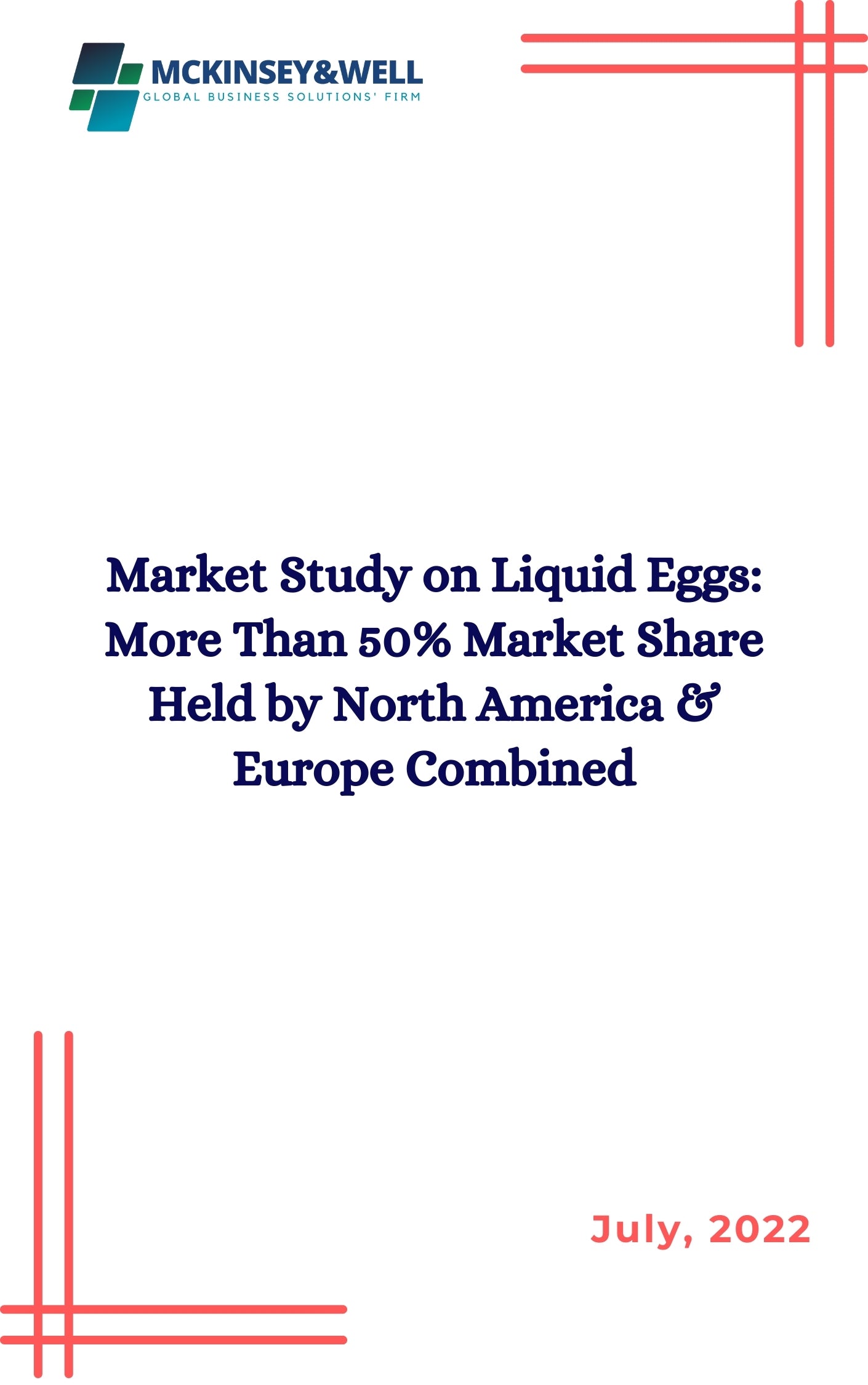 Market Study on Liquid Eggs: More Than 50% Market Share Held by North America & Europe Combined