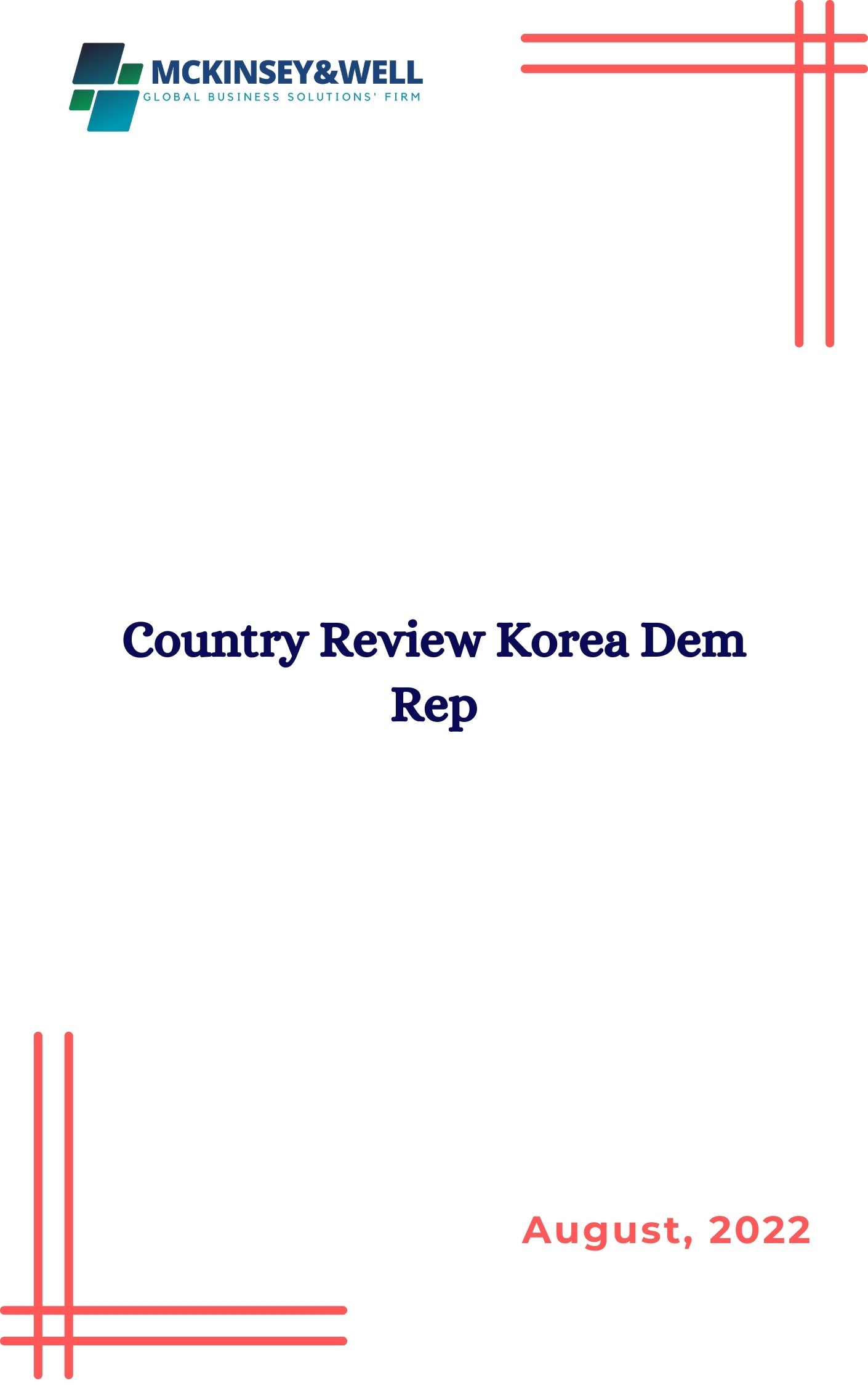 Country Review Korea Dem Rep