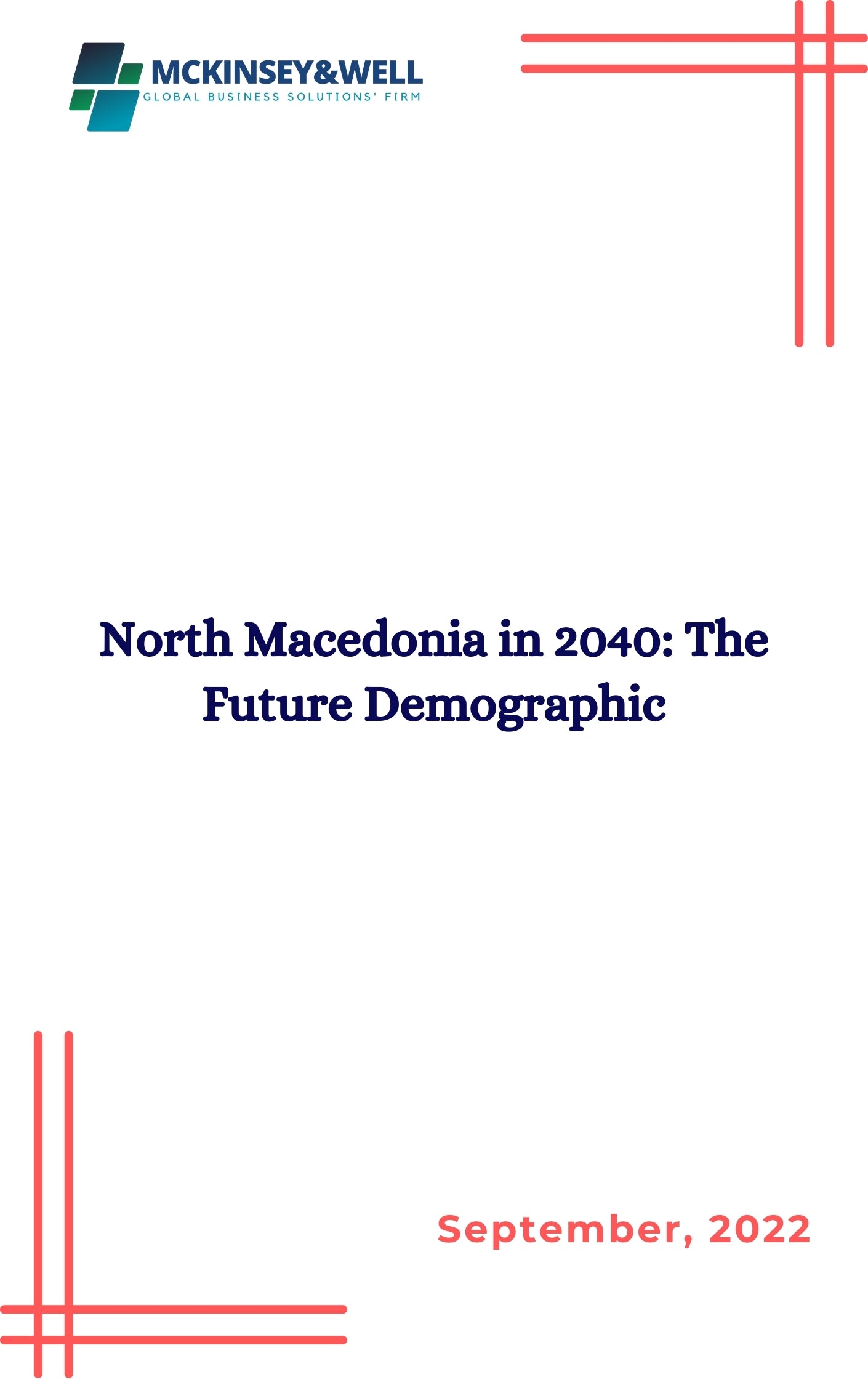 North Macedonia in 2040: The Future Demographic