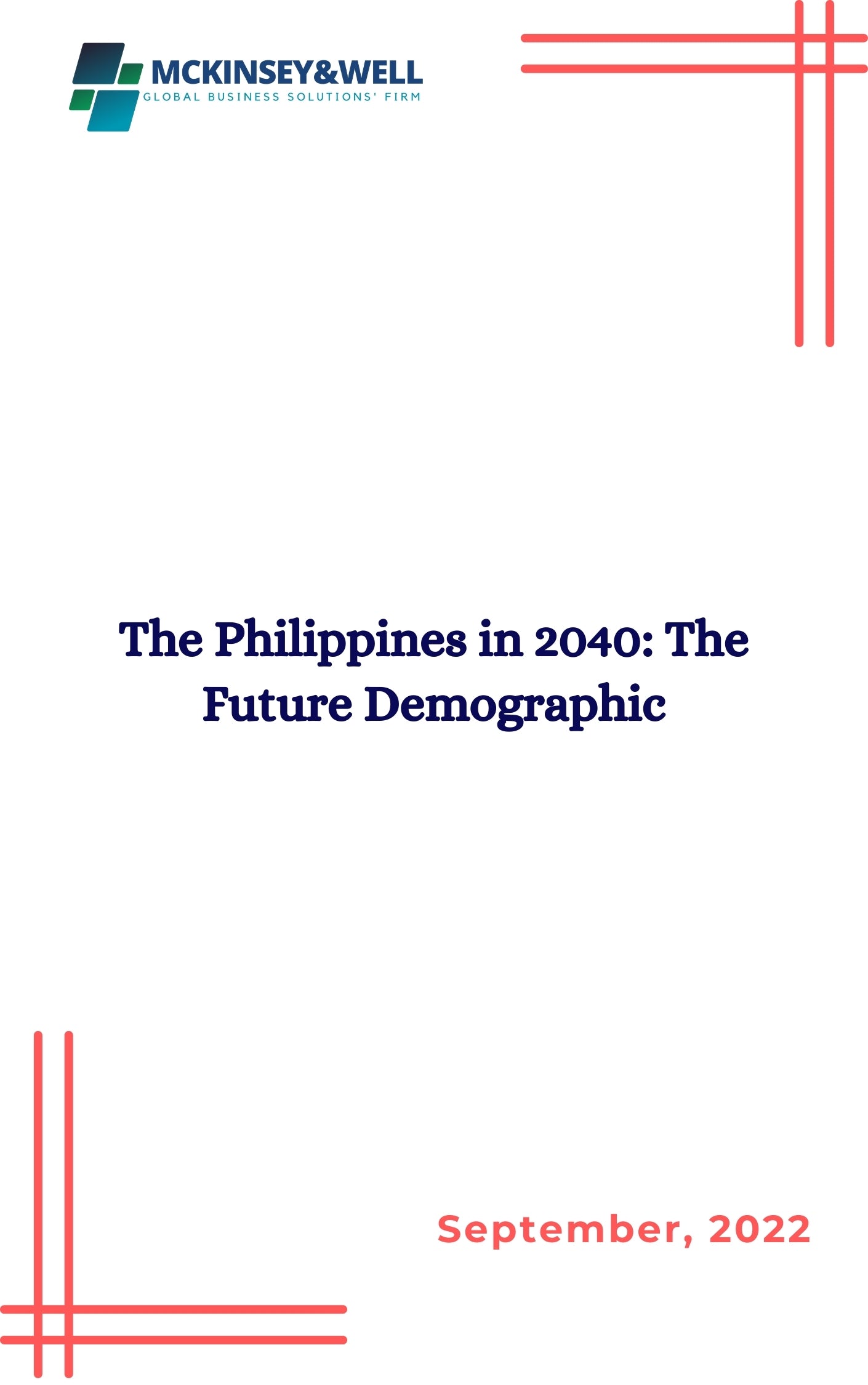 The Philippines in 2040: The Future Demographic