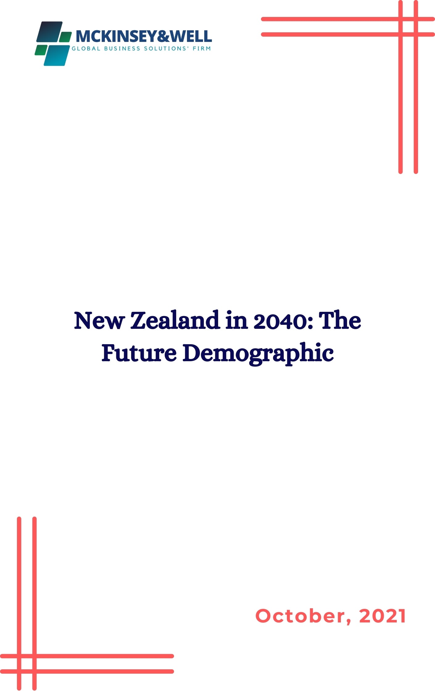 New Zealand in 2040: The Future Demographic