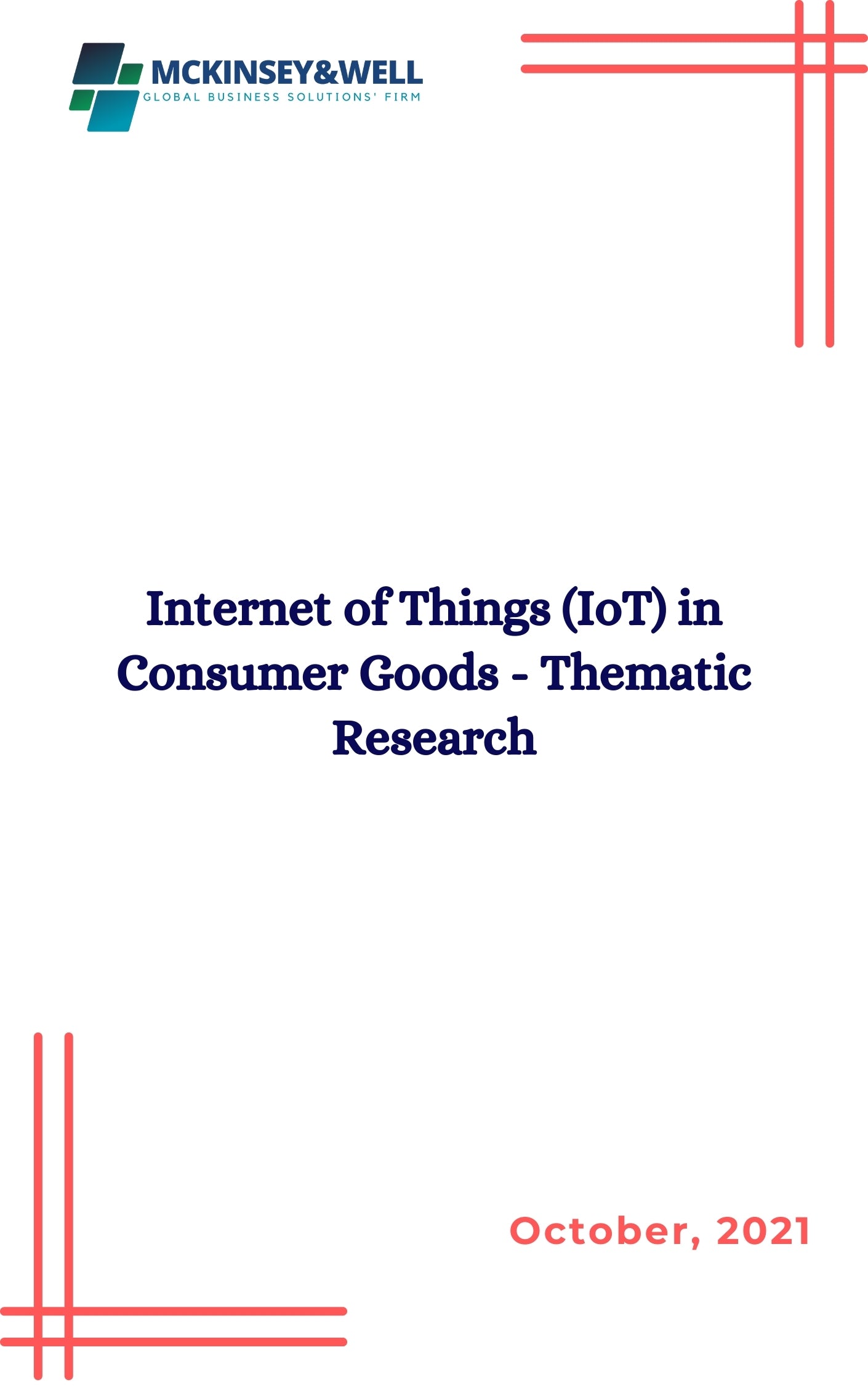 Internet of Things (IoT) in Consumer Goods - Thematic Research