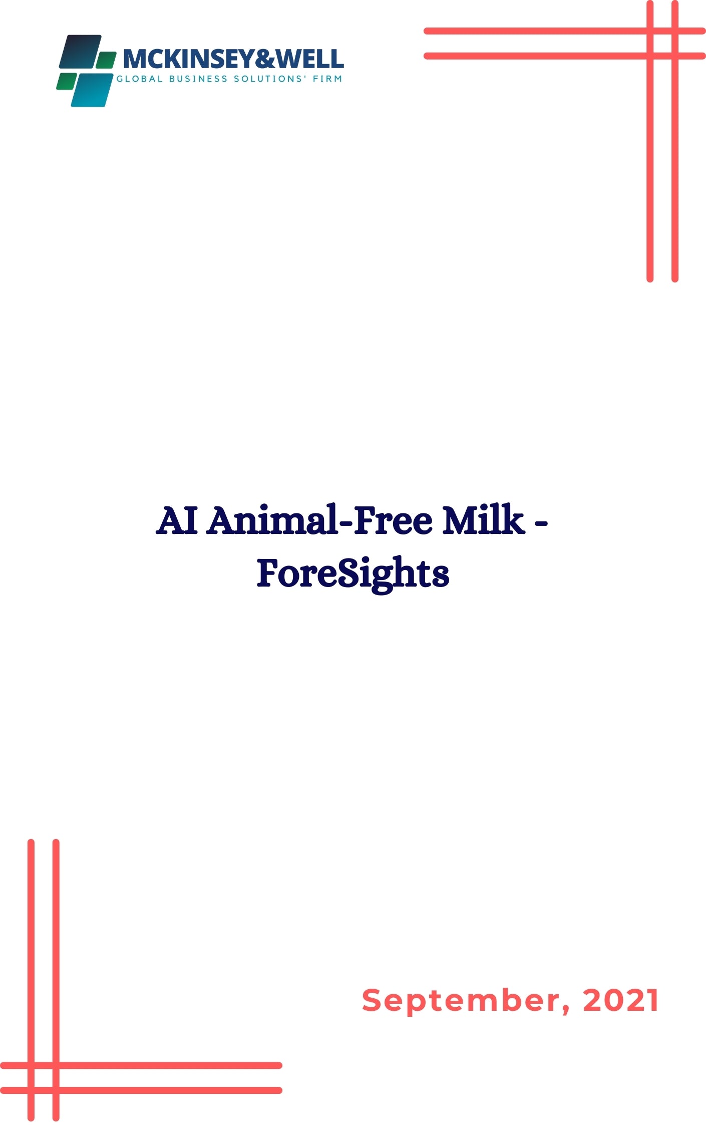 AI Animal-Free Milk - ForeSights