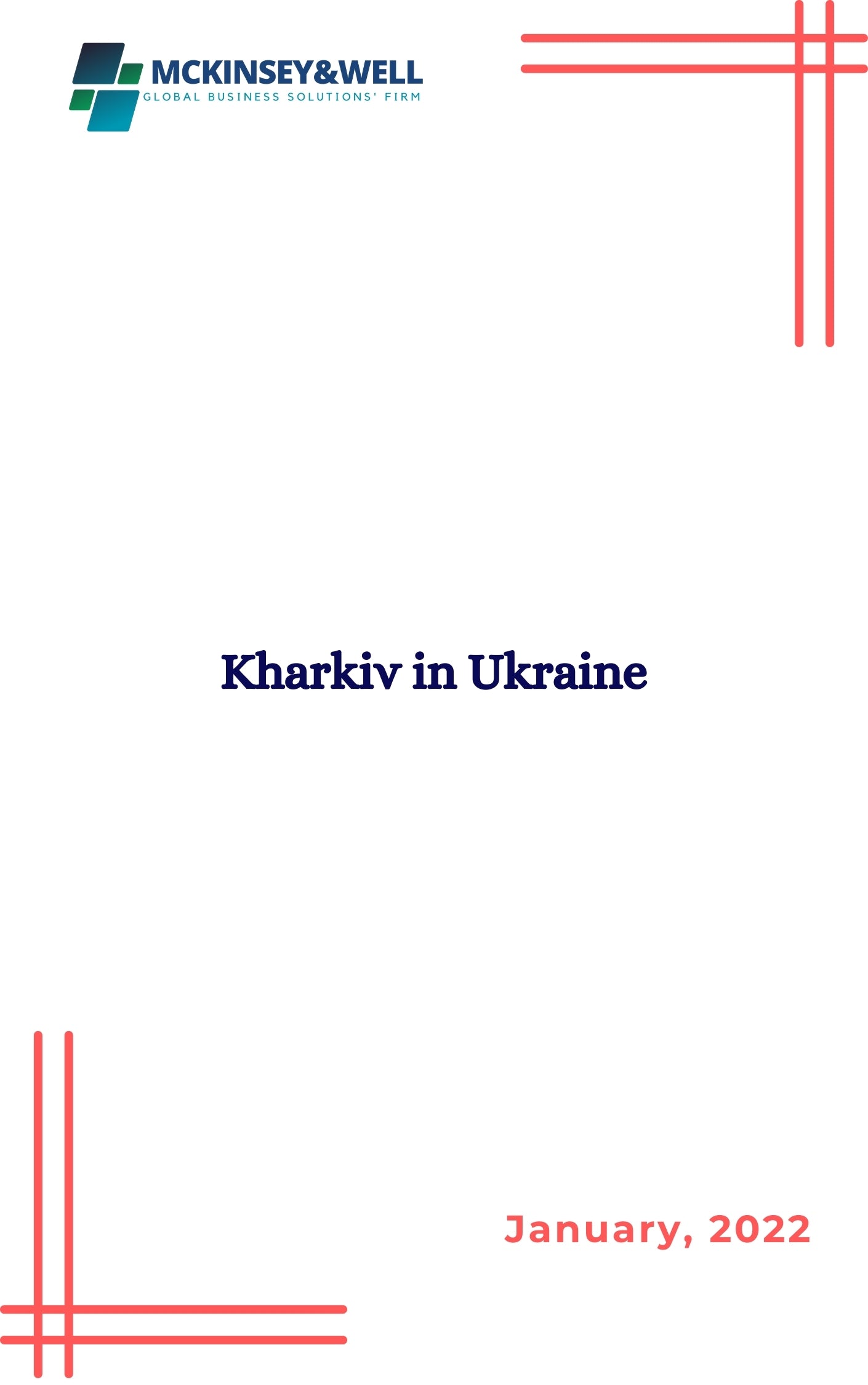 Kharkiv in Ukraine