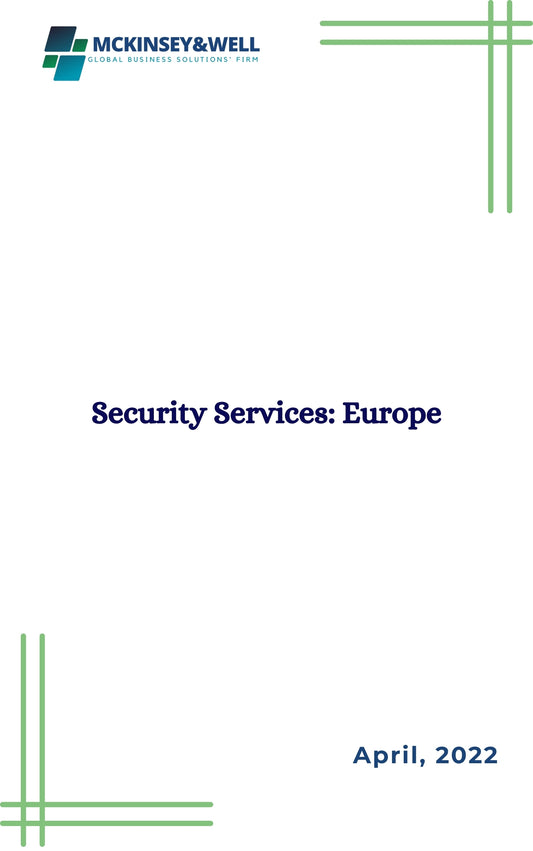 Security Services: Europe