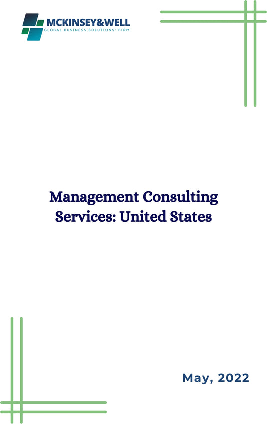 Management Consulting Services: United States