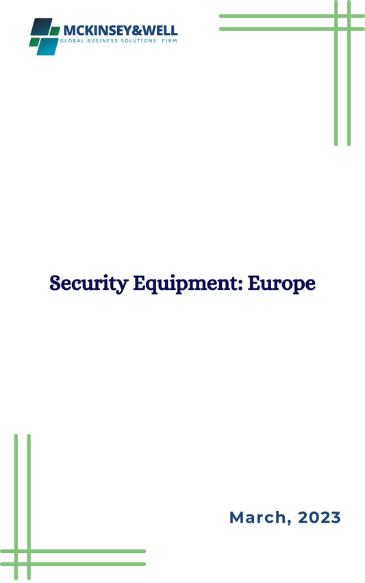 Security Equipment: Europe