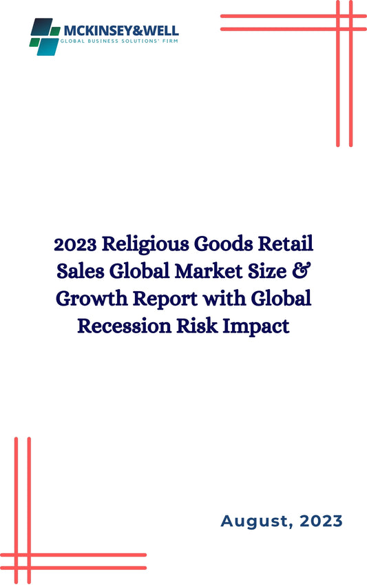 2023 Religious Goods Retail Sales Global Market Size & Growth Report with Global Recession Risk Impact