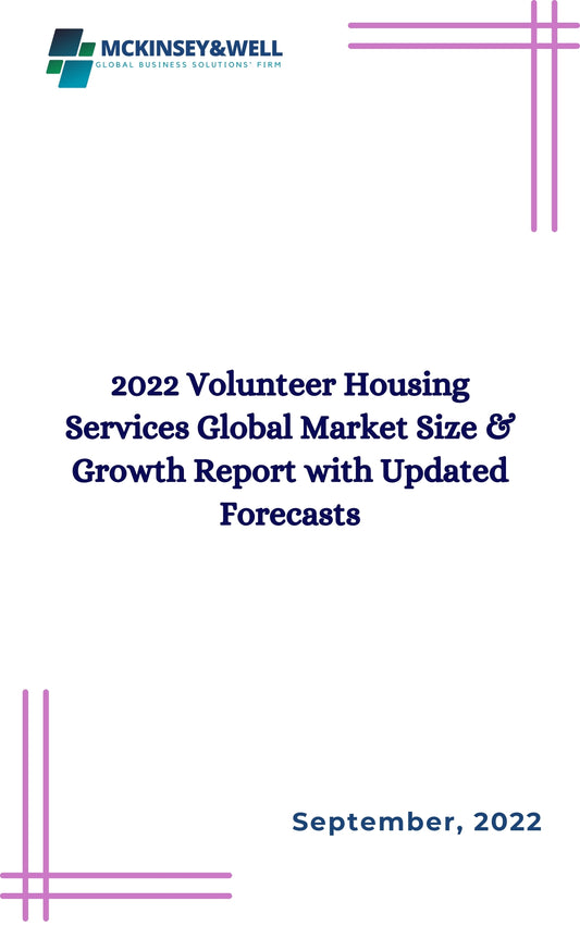 2022 Volunteer Housing Services Global Market Size & Growth Report with Updated Forecasts