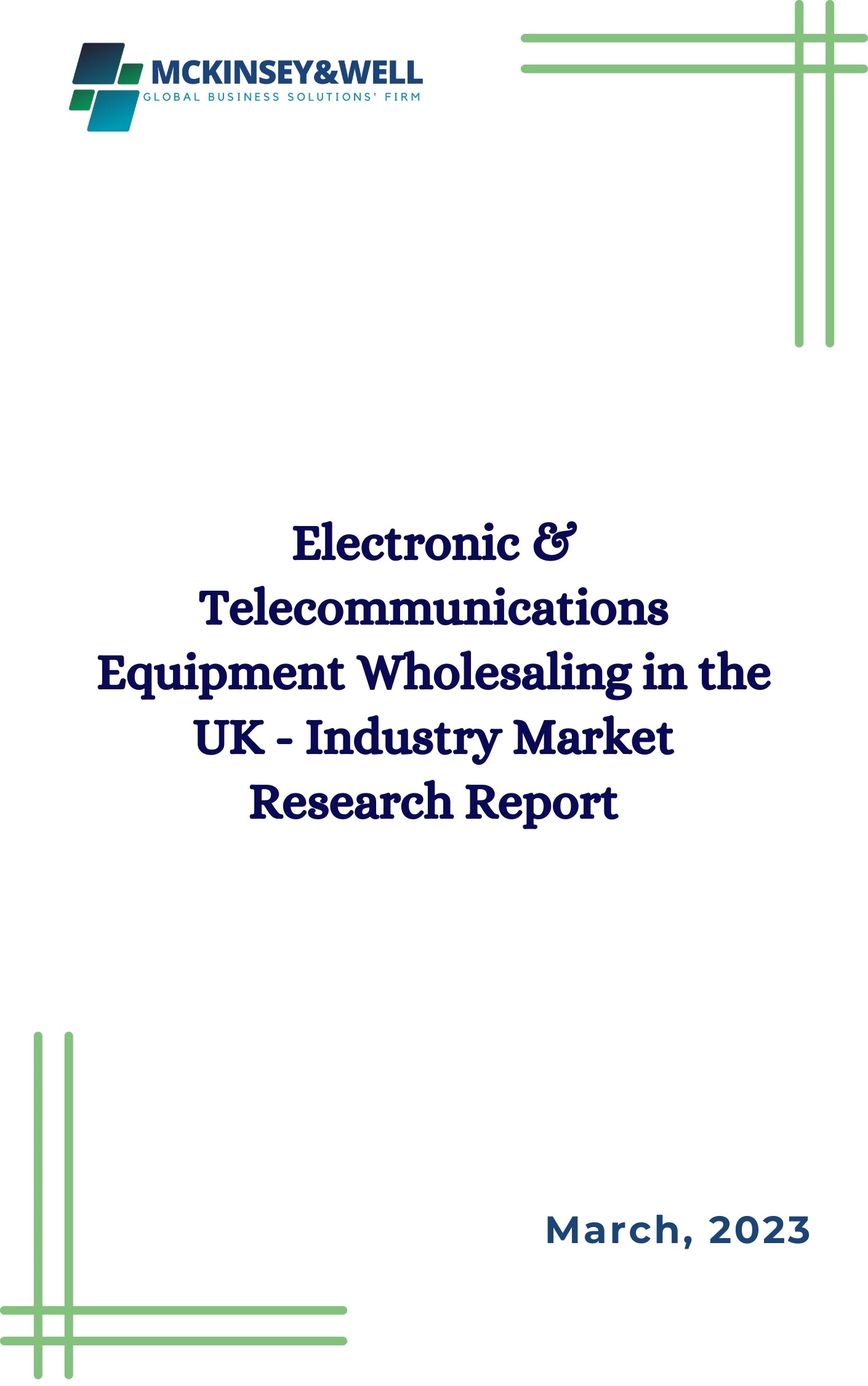 Electronic & Telecommunications Equipment Wholesaling in the UK - Industry Market Research Report