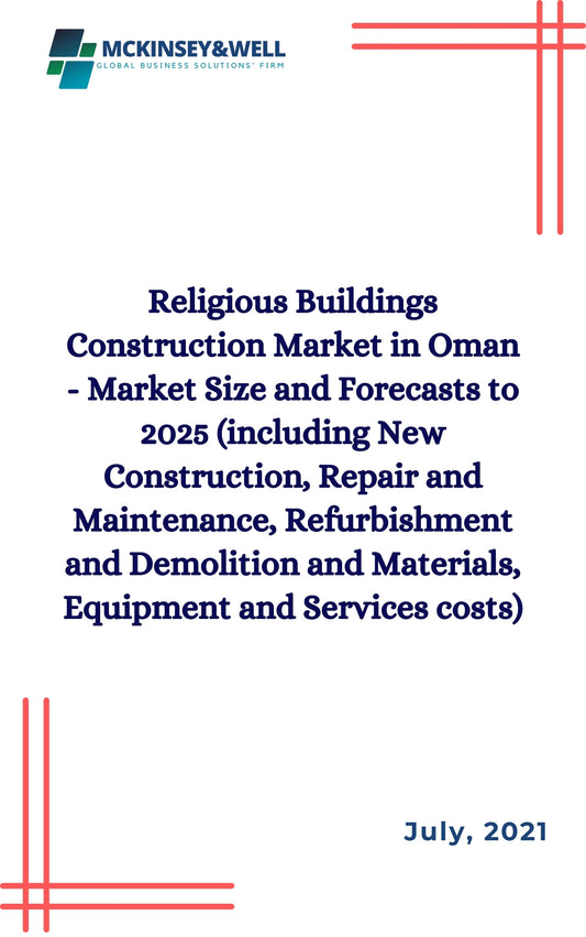 Religious Buildings Construction Market in Oman - Market Size and Forecasts to 2025 (including New Construction, Repair and Maintenance, Refurbishment and Demolition and Materials, Equipment and Services costs)