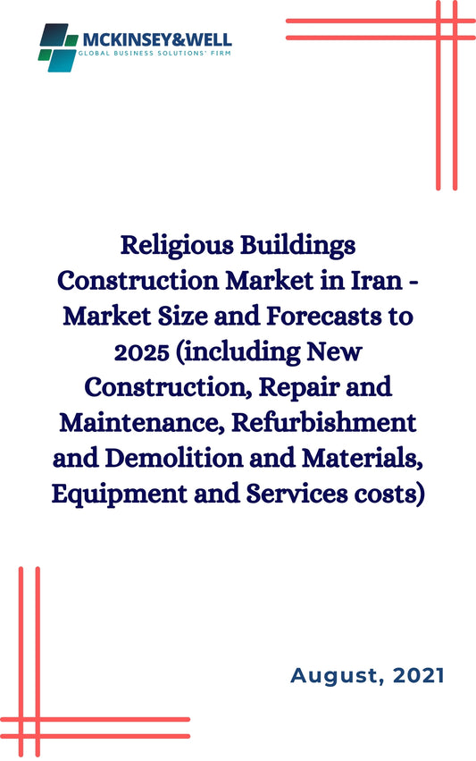 Religious Buildings Construction Market in Iran - Market Size and Forecasts to 2025 (including New Construction, Repair and Maintenance, Refurbishment and Demolition and Materials, Equipment and Services costs)