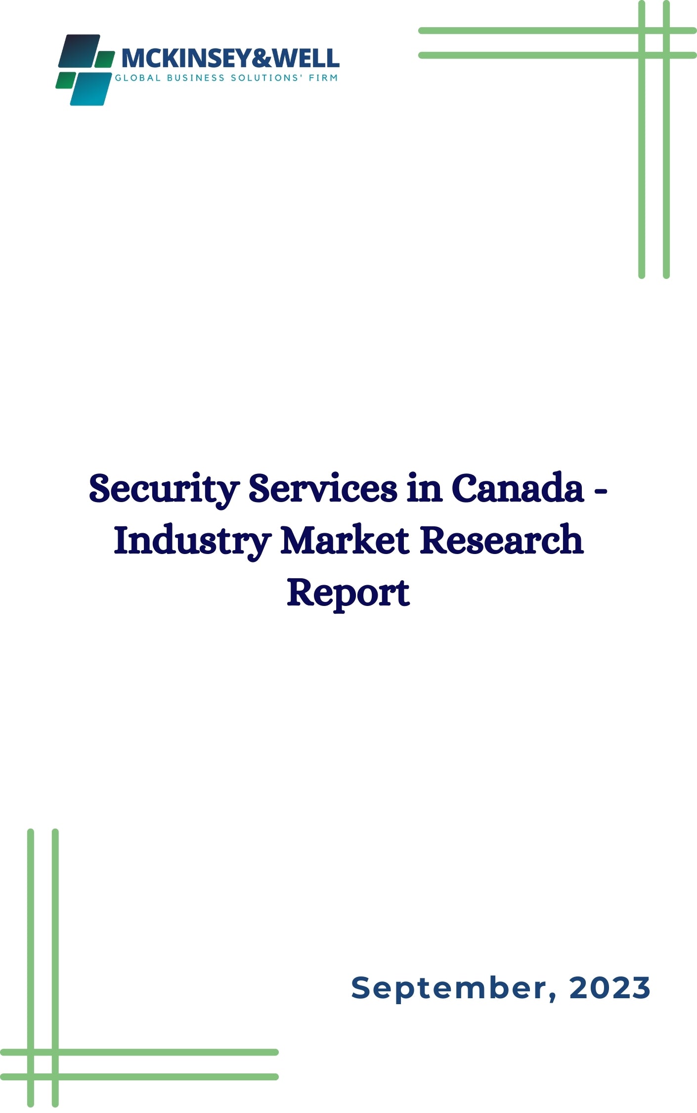 Security Services in Canada - Industry Market Research Report