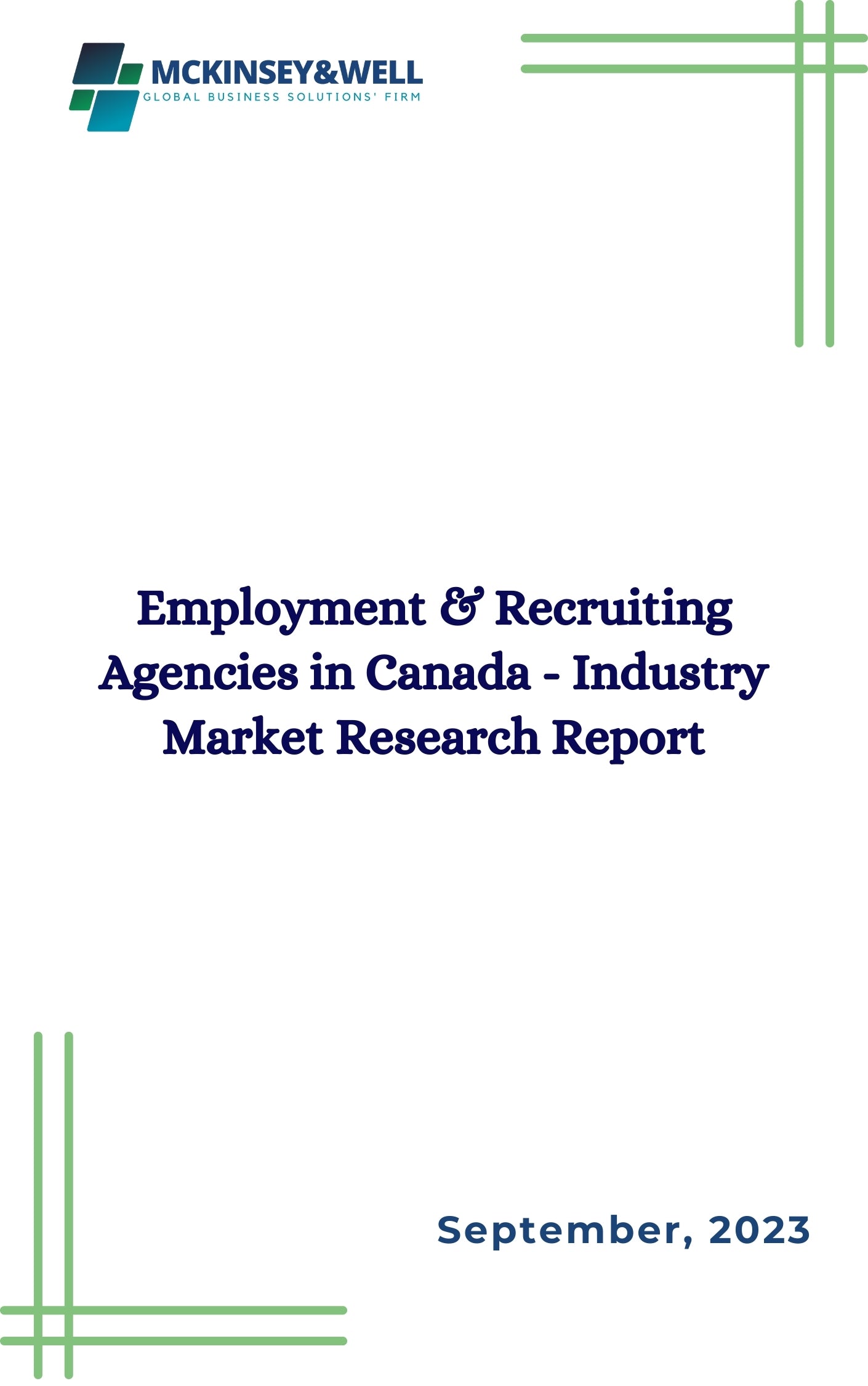 Employment & Recruiting Agencies in Canada - Industry Market Research Report