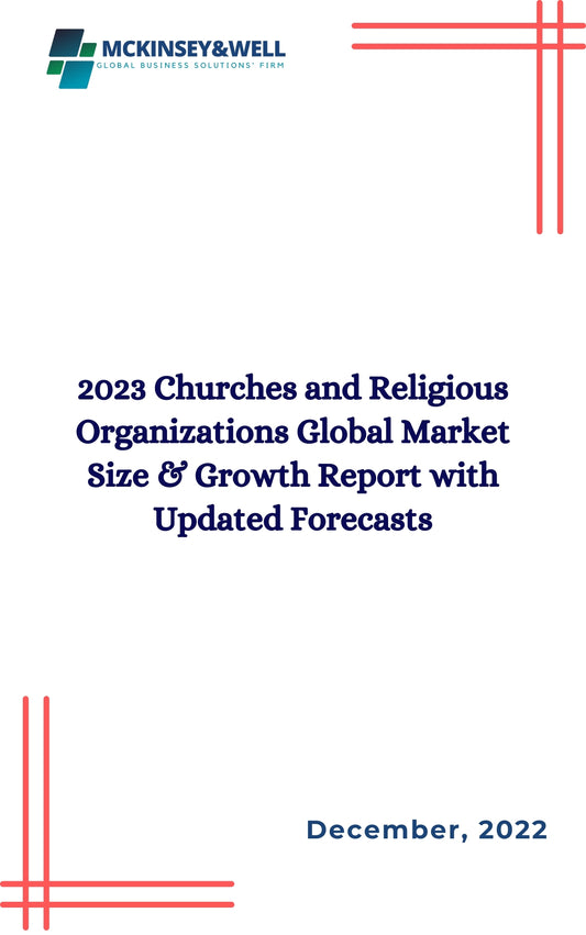 2023 Churches and Religious Organizations Global Market Size & Growth Report with Updated Forecasts