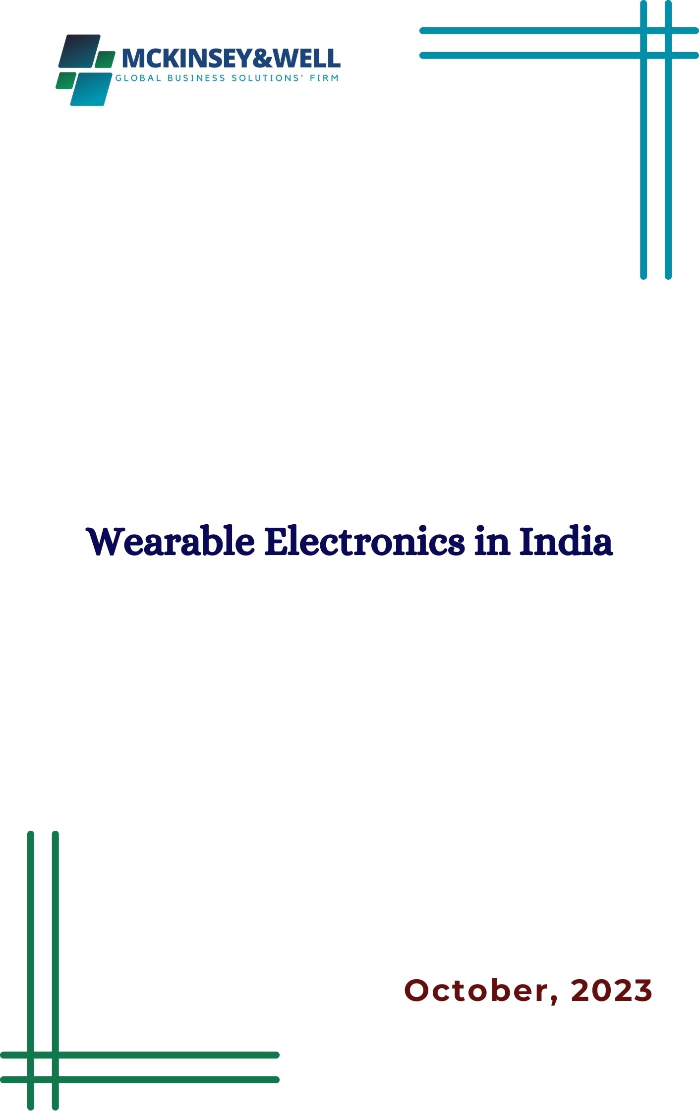 Wearable Electronics in India