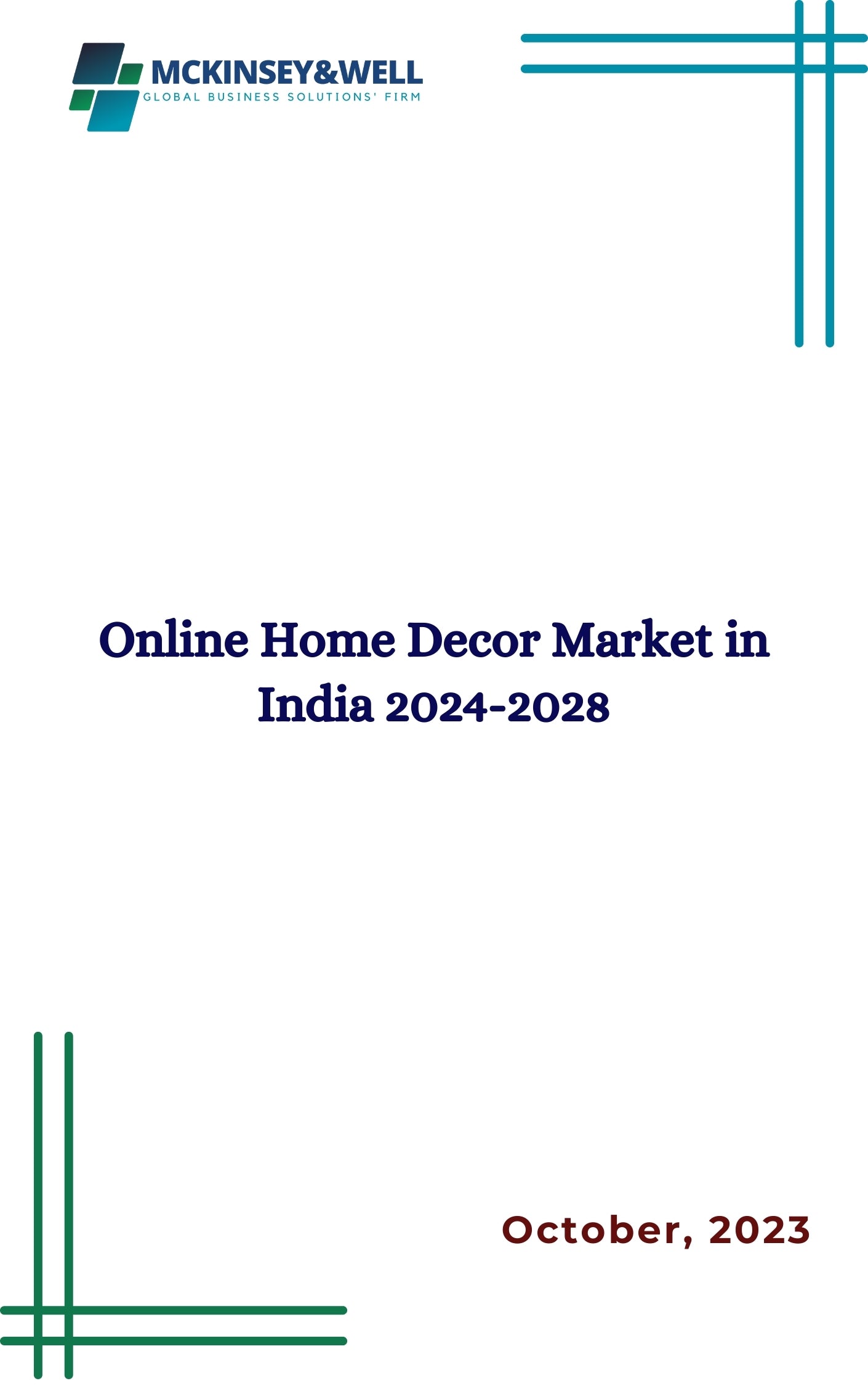 Online Home Decor Market in India 2024-2028