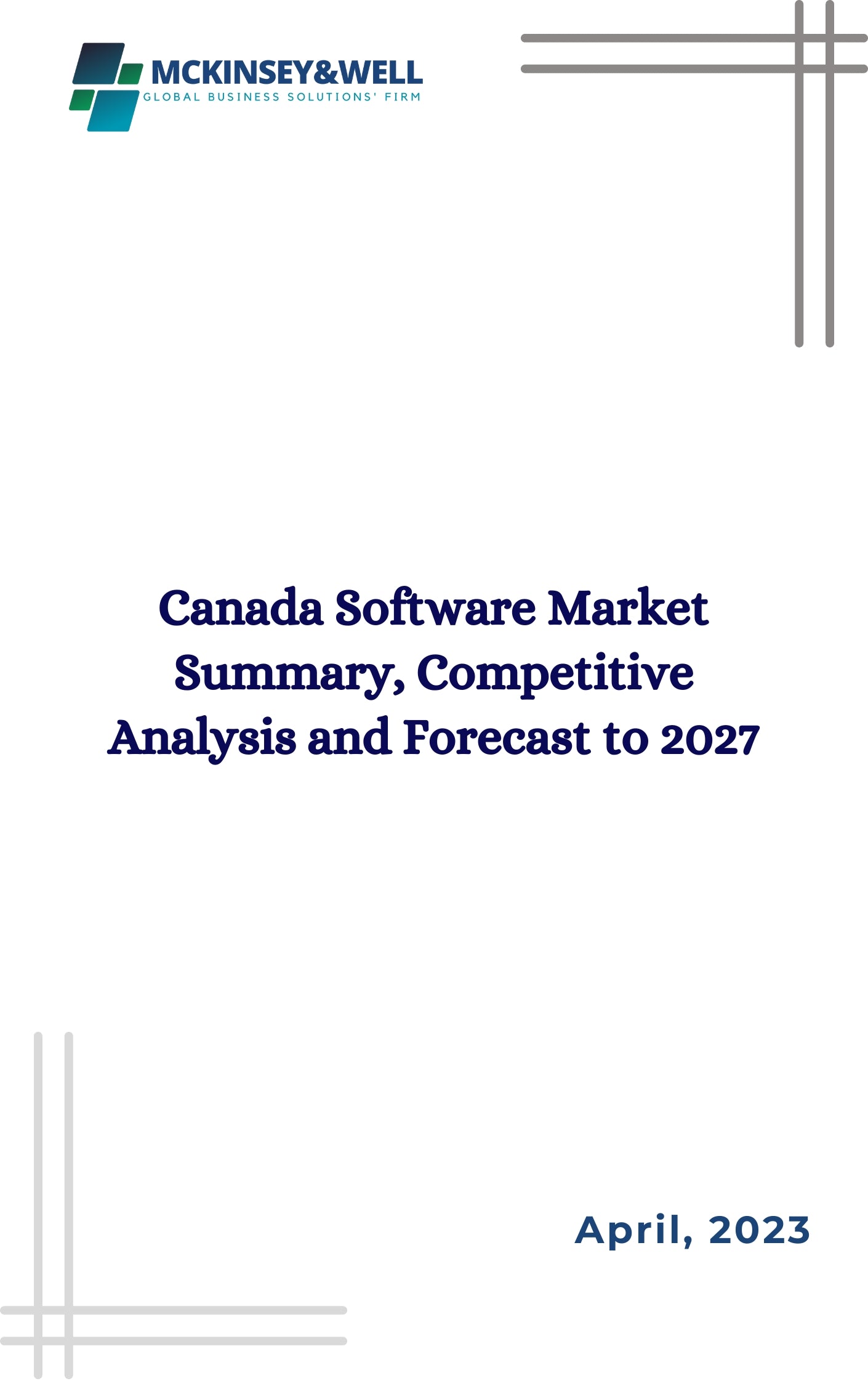 Canada Software Market Summary, Competitive Analysis and Forecast to 2027