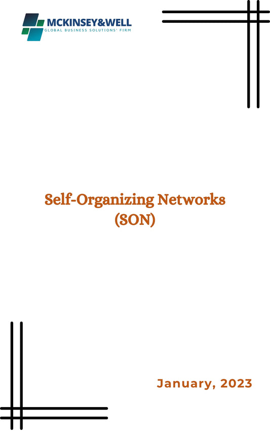 Self-Organizing Networks (SON)