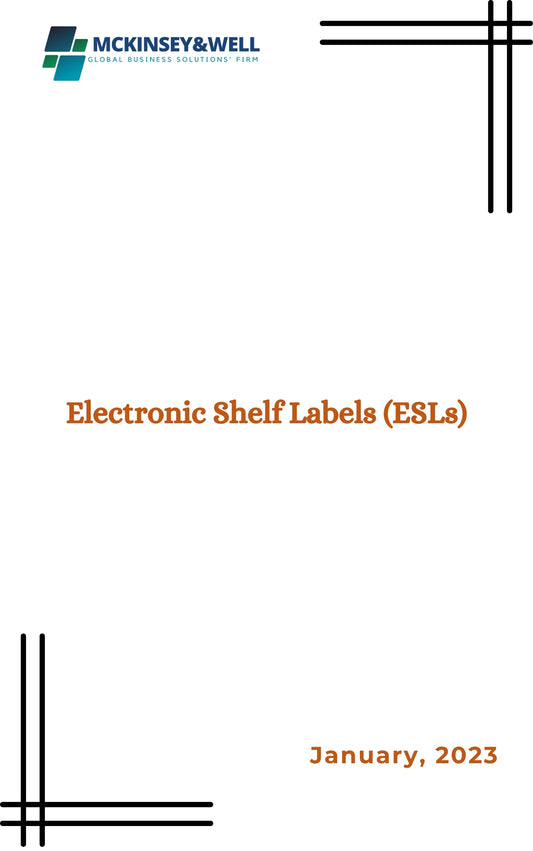 Electronic Shelf Labels (ESLs)