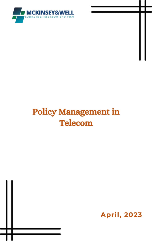 Policy Management in Telecom