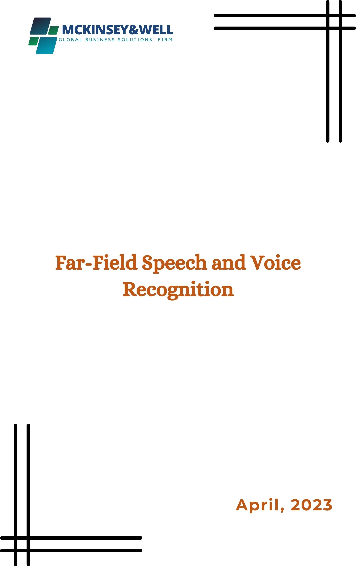 Far-Field Speech and Voice Recognition