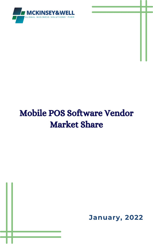 Mobile POS Software Vendor Market Share