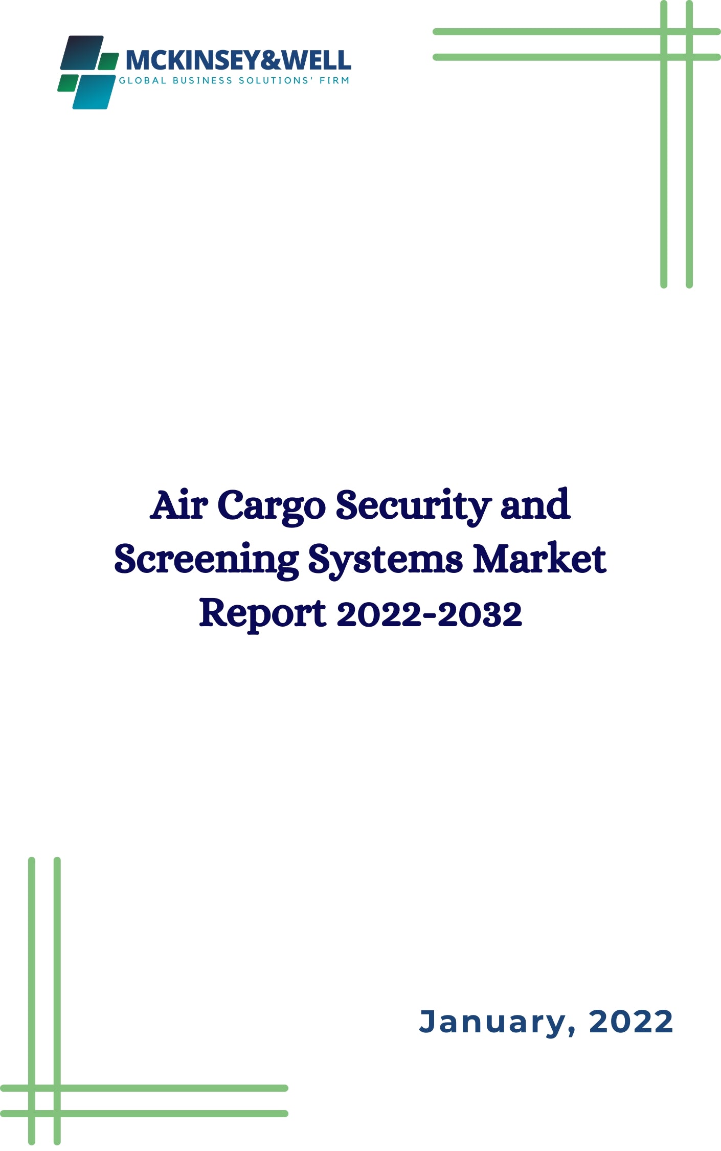 Air Cargo Security and Screening Systems Market Report 2022-2032