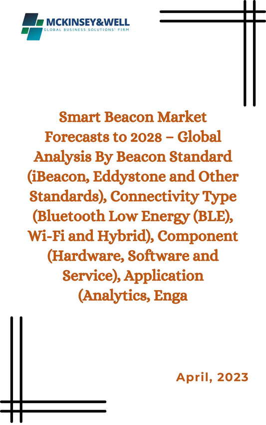 Smart Beacon Market Forecasts to 2028 – Global Analysis By Beacon Standard (iBeacon, Eddystone and Other Standards), Connectivity Type (Bluetooth Low Energy (BLE), Wi-Fi and Hybrid), Component (Hardware, Software and Service), Application (Analytics, Enga