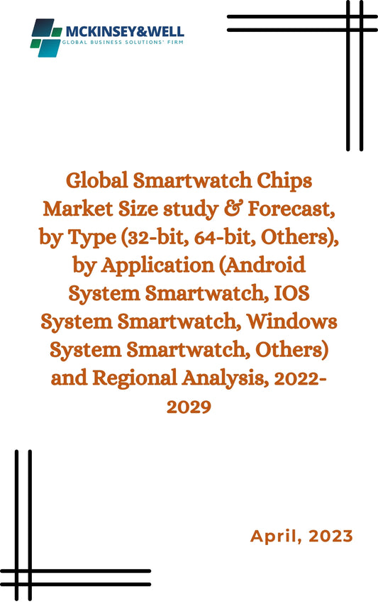 Global Smartwatch Chips Market Size study & Forecast, by Type (32-bit, 64-bit, Others), by Application (Android System Smartwatch, IOS System Smartwatch, Windows System Smartwatch, Others) and Regional Analysis, 2022-2029