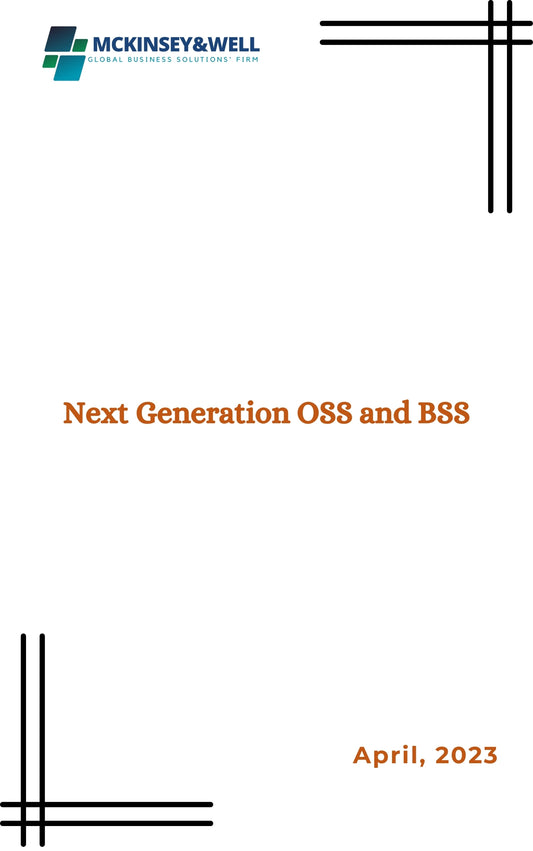 Next Generation OSS and BSS