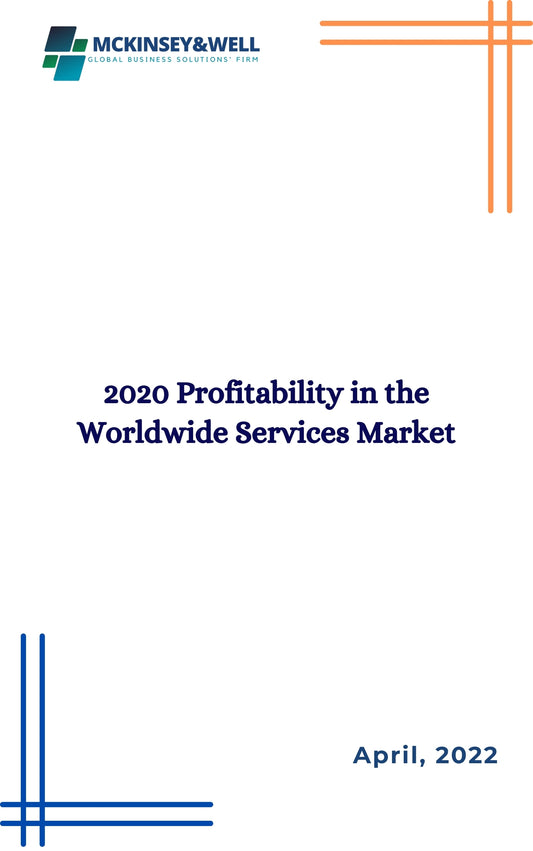 2020 Profitability in the Worldwide Services Market