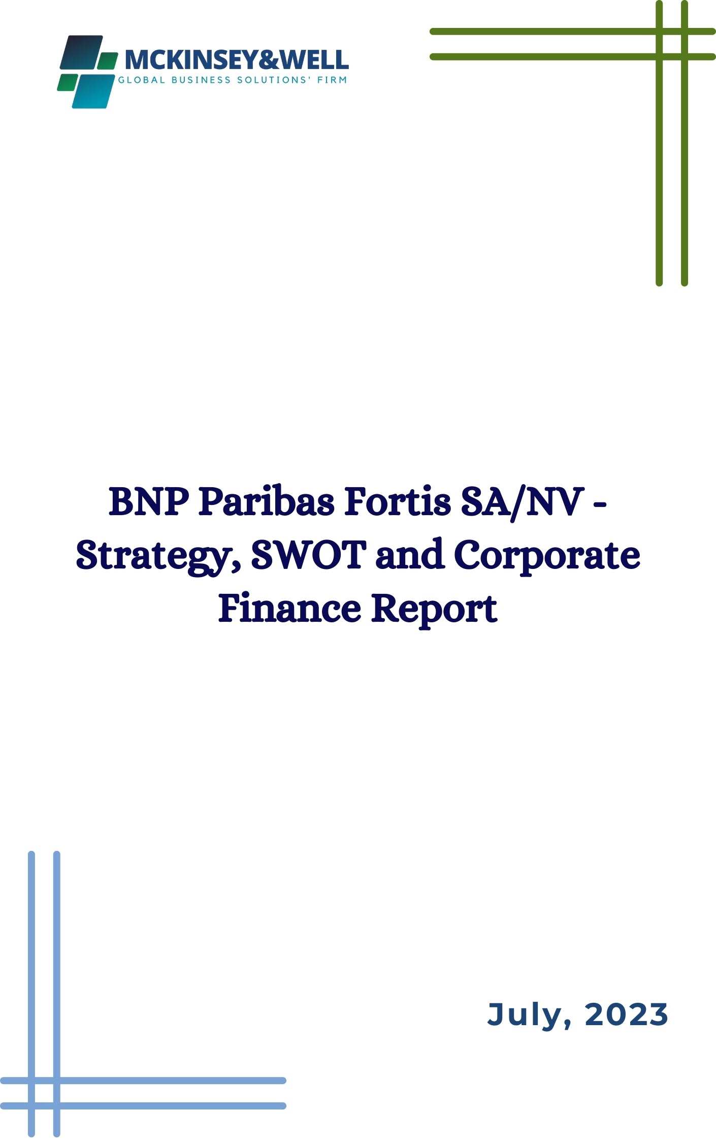 BNP Paribas Fortis SA/NV - Strategy, SWOT and Corporate Finance Report ...