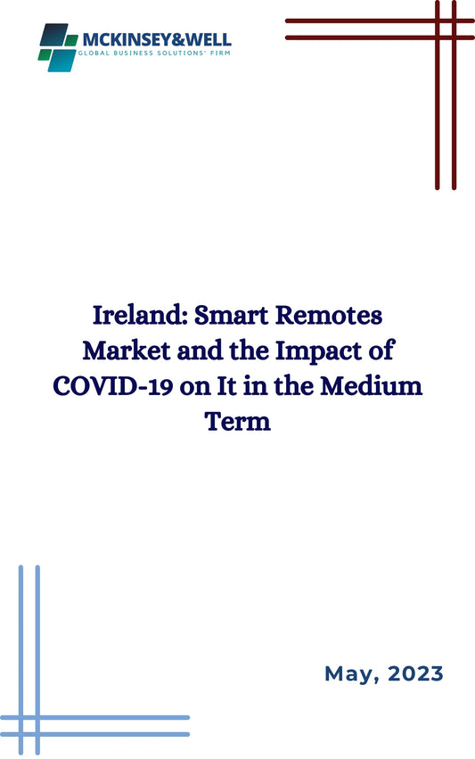 Ireland: Smart Remotes Market and the Impact of COVID-19 on It in the Medium Term