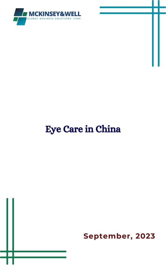 Eye Care in China