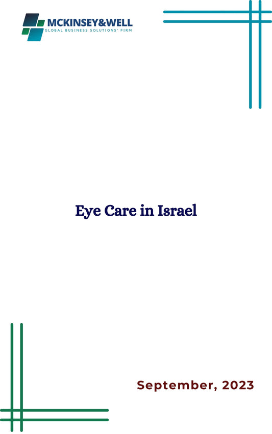 Eye Care in Israel