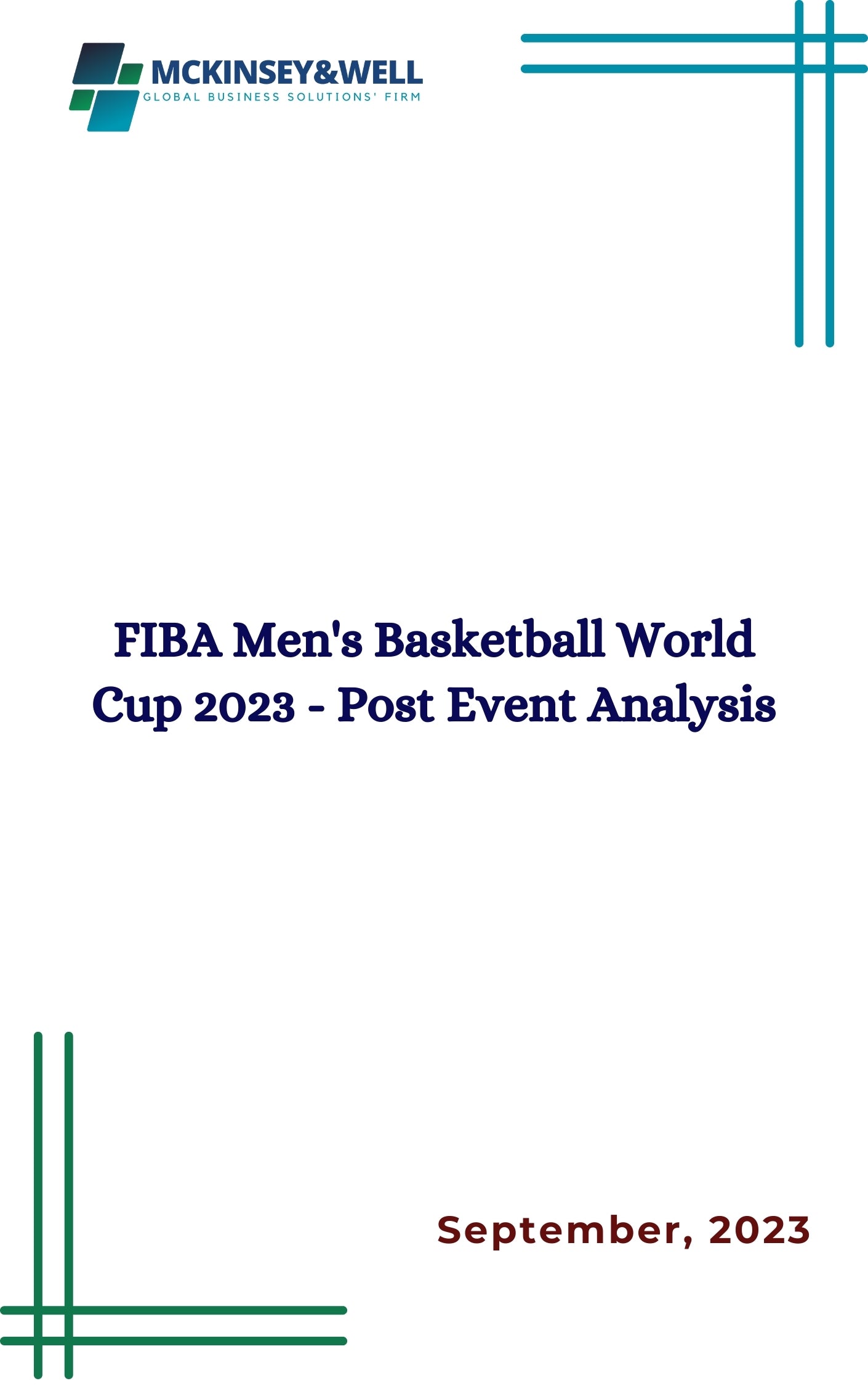 FIBA Men's Basketball World Cup 2023 - Post Event Analysis