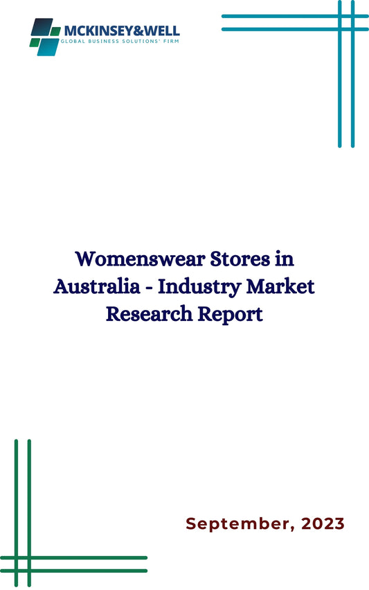 Womenswear Stores in Australia - Industry Market Research Report