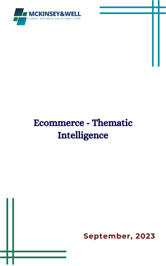 Ecommerce - Thematic Intelligence