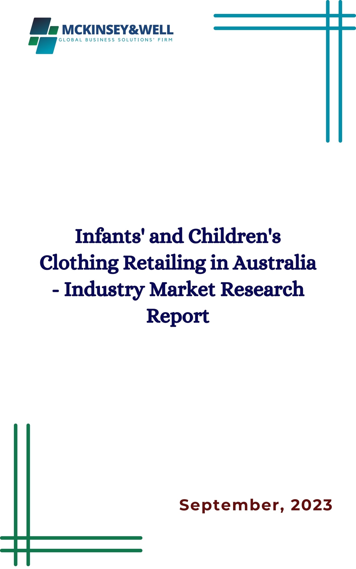 Infants' and Children's Clothing Retailing in Australia - Industry Market Research Report